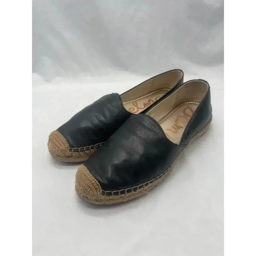 Sam Edelman Kesia‎ Slip On Espadrille in Black Size 8